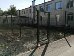 3D заборы для школы 15 метров фото в Заречье