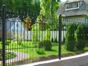 Кованые заборы на ленточном фундаменте 80 метров фото в Заречье